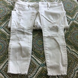 Abercrombie Simone high rise ankle skinny jeans
